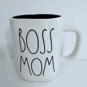 Rae Dunn Artisan Collection BOSS MOM Ceramic Coffee Mug